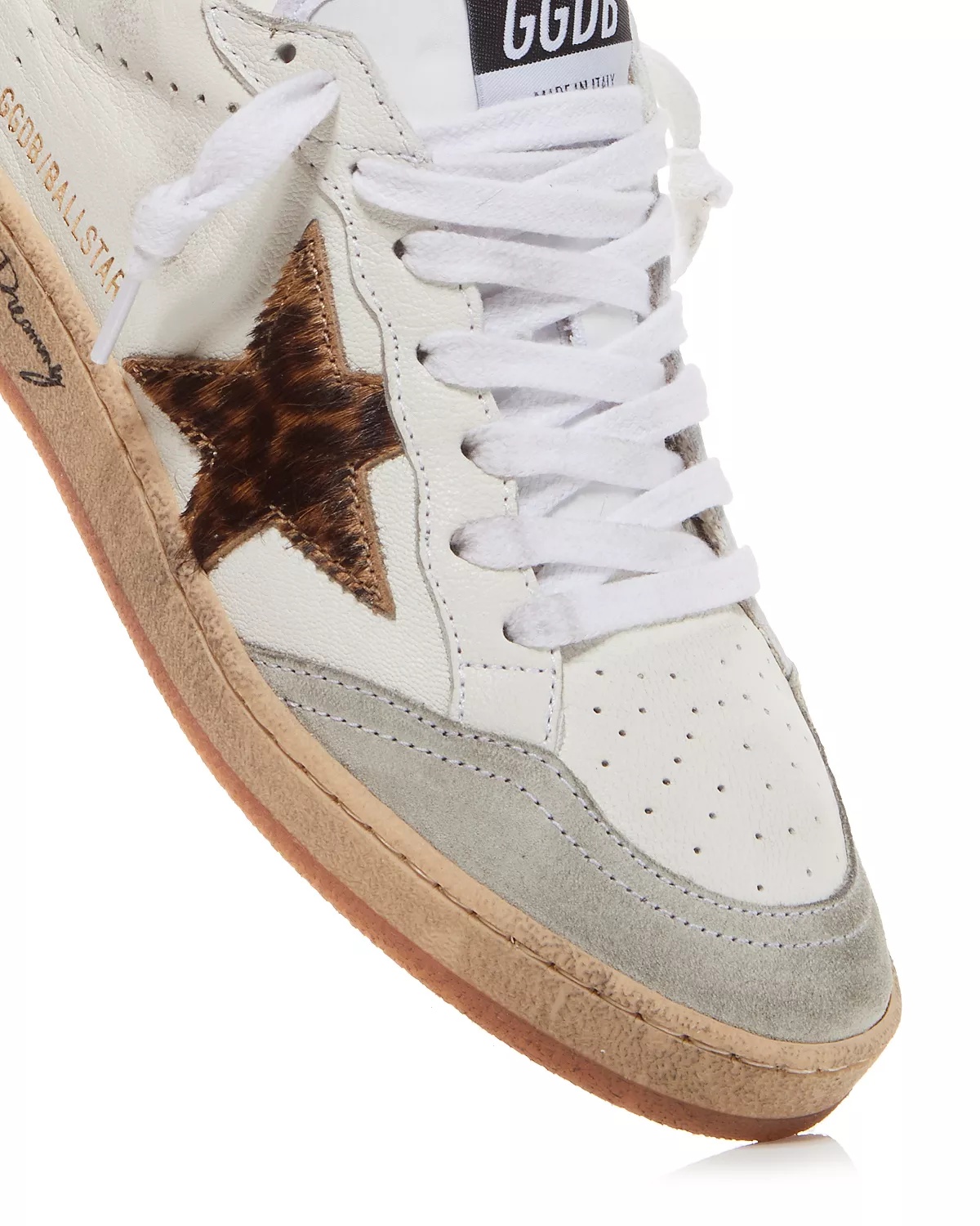 Women's Ballstar Calf Hair Low Top Sneakers - 5