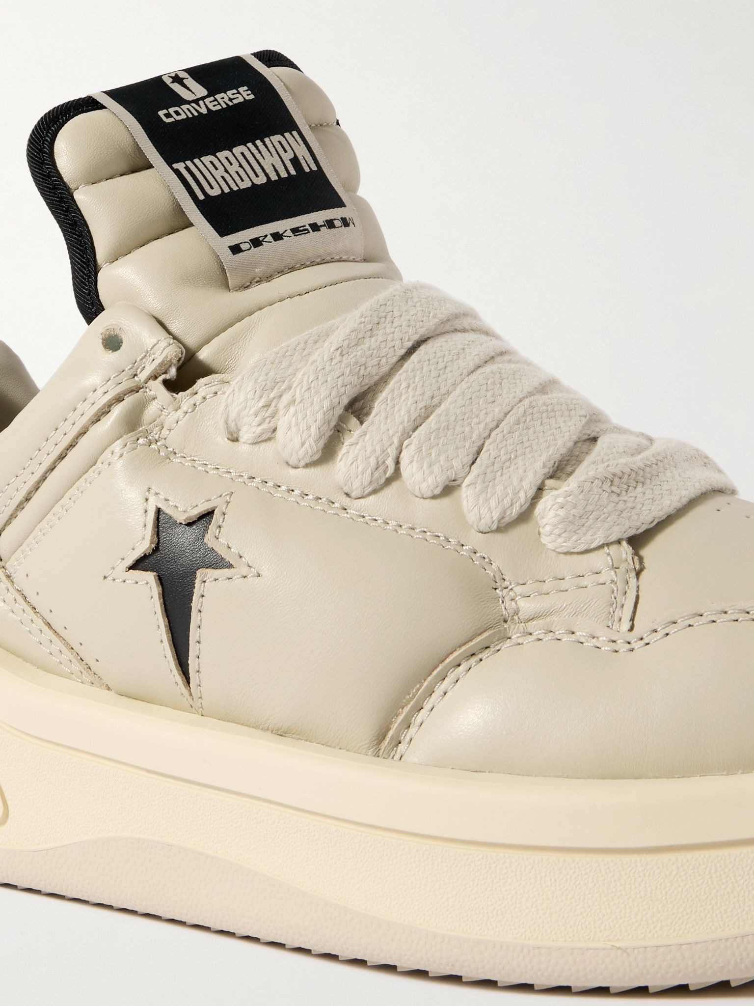 + Converse Inflated Turbowpn leather sneakers Gray - 4