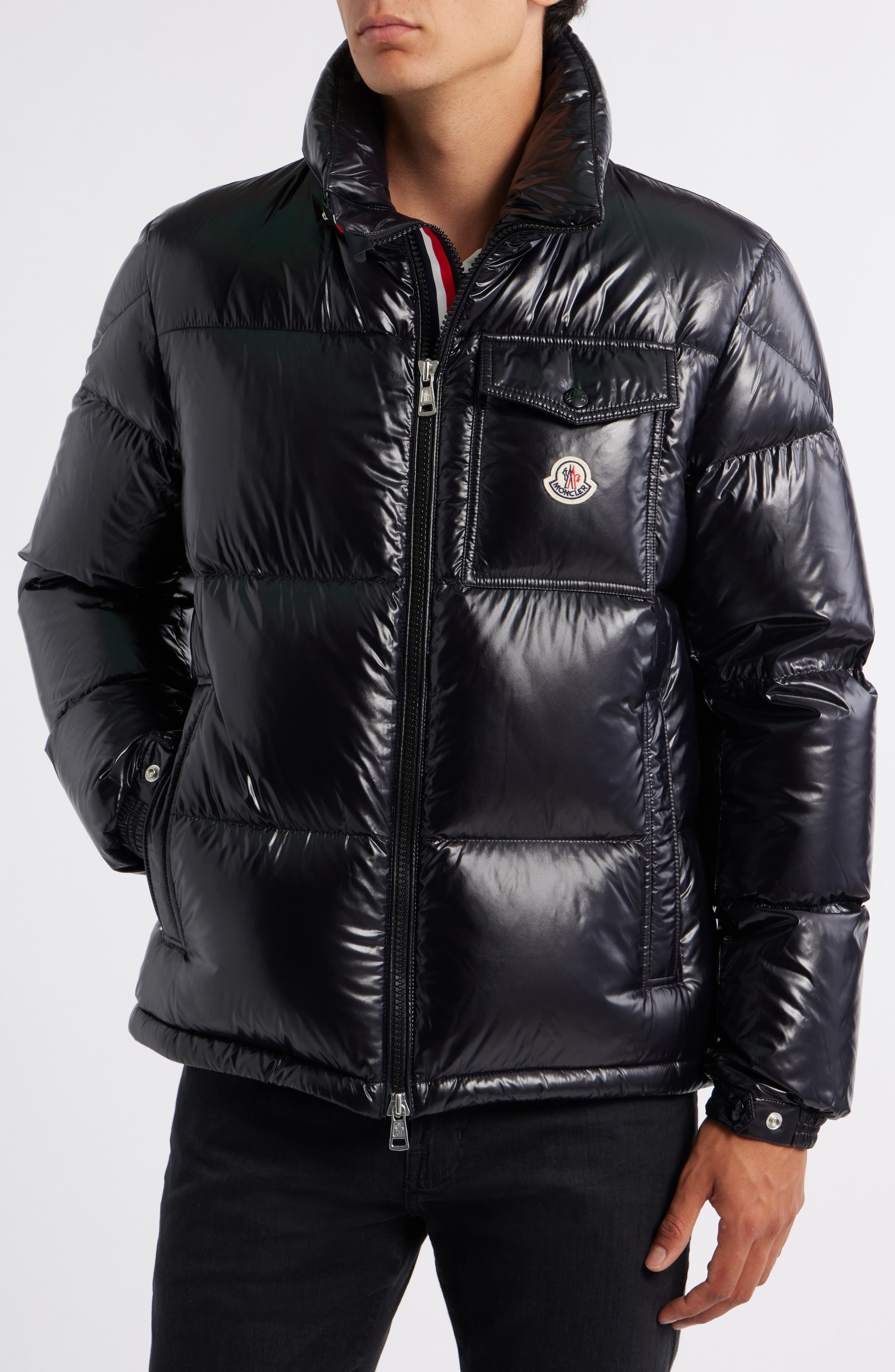 Moncler Montbeliard Short Down Jacket in Black at Nordstrom - 2