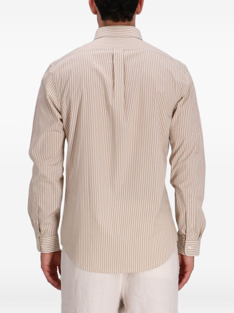 striped-pattern cotton shirt 4