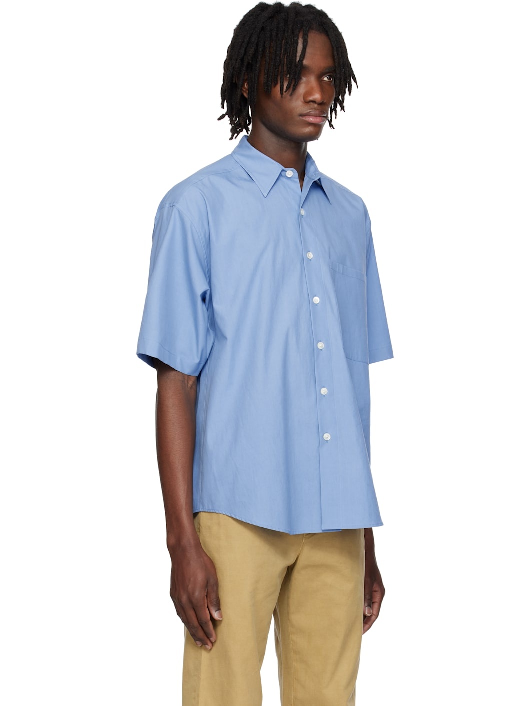 Blue Washed Finx Twill Shirt - 2