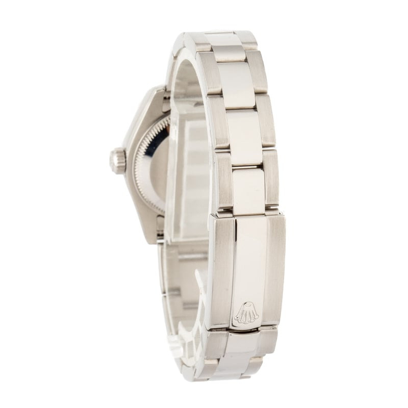 Lady Rolex Datejust 179160 White Roman Dial - 3