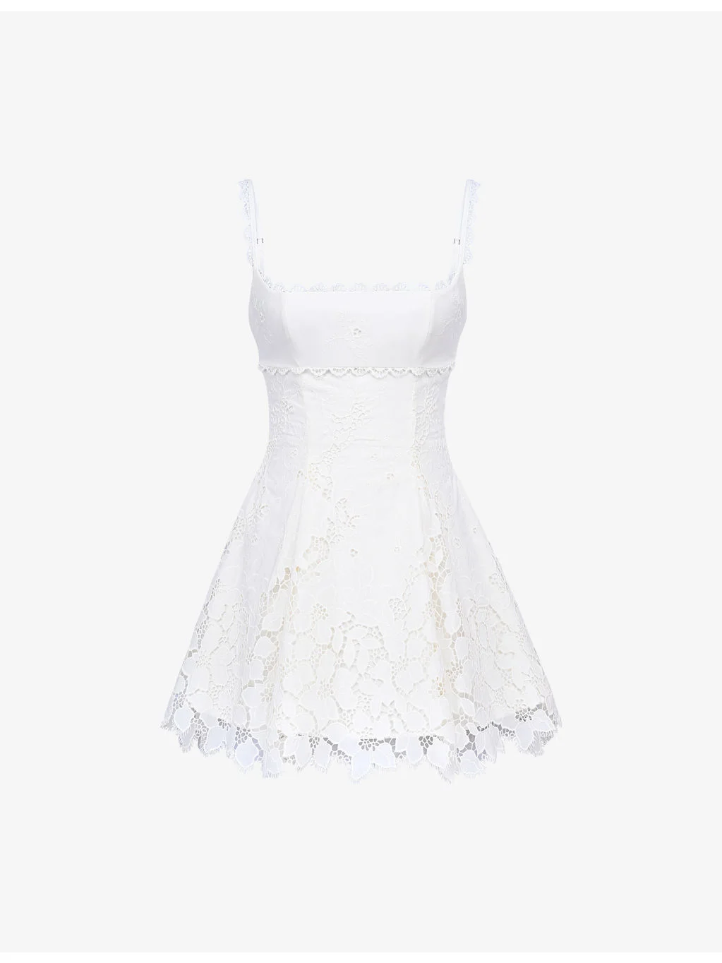 Isla Floral-Pattern Woven Mini Dress - 1