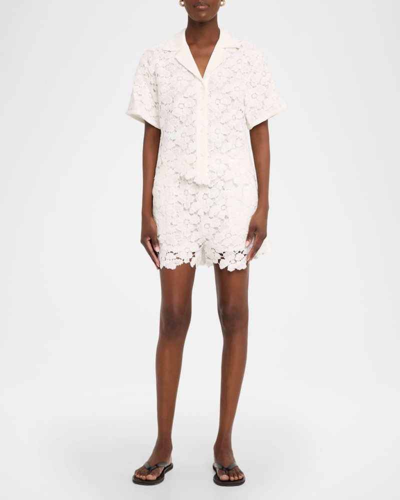 SIMKHAI Holly Lace Shorts outlook