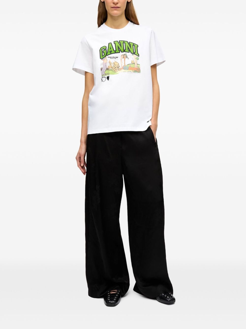 printed T-shirt - 2