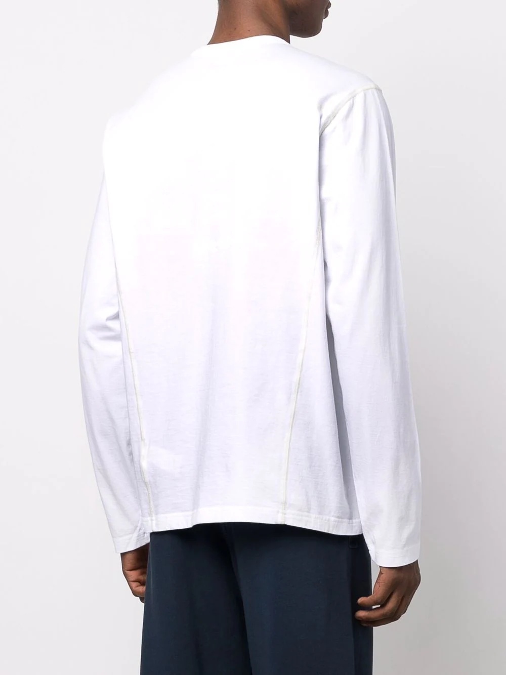 panelled tonal sweatshirt - 4