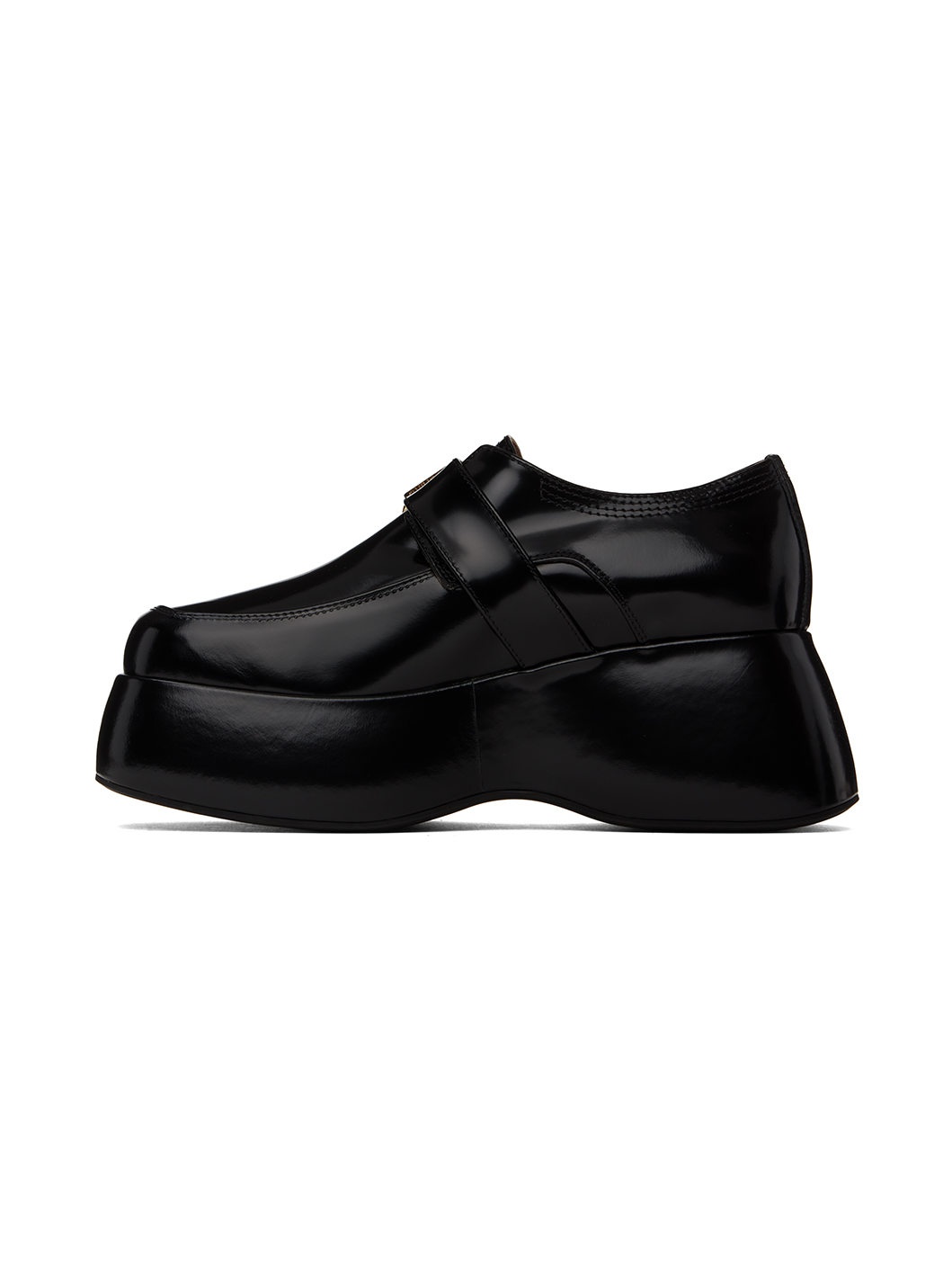 Black Platform Loafers - 3