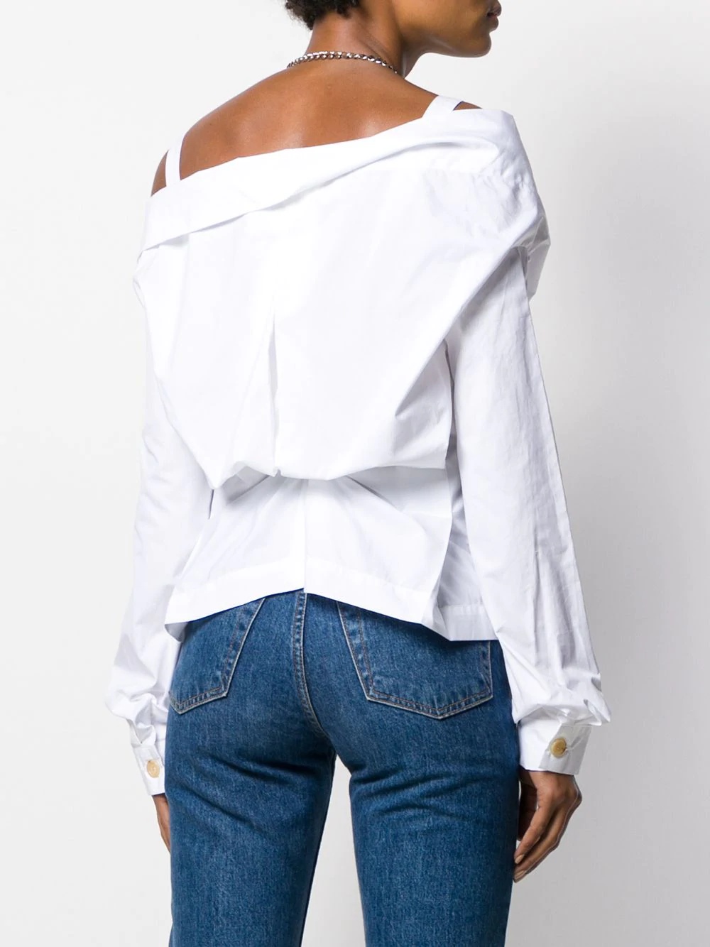 Nobo off-the-shoulder shirt - 4