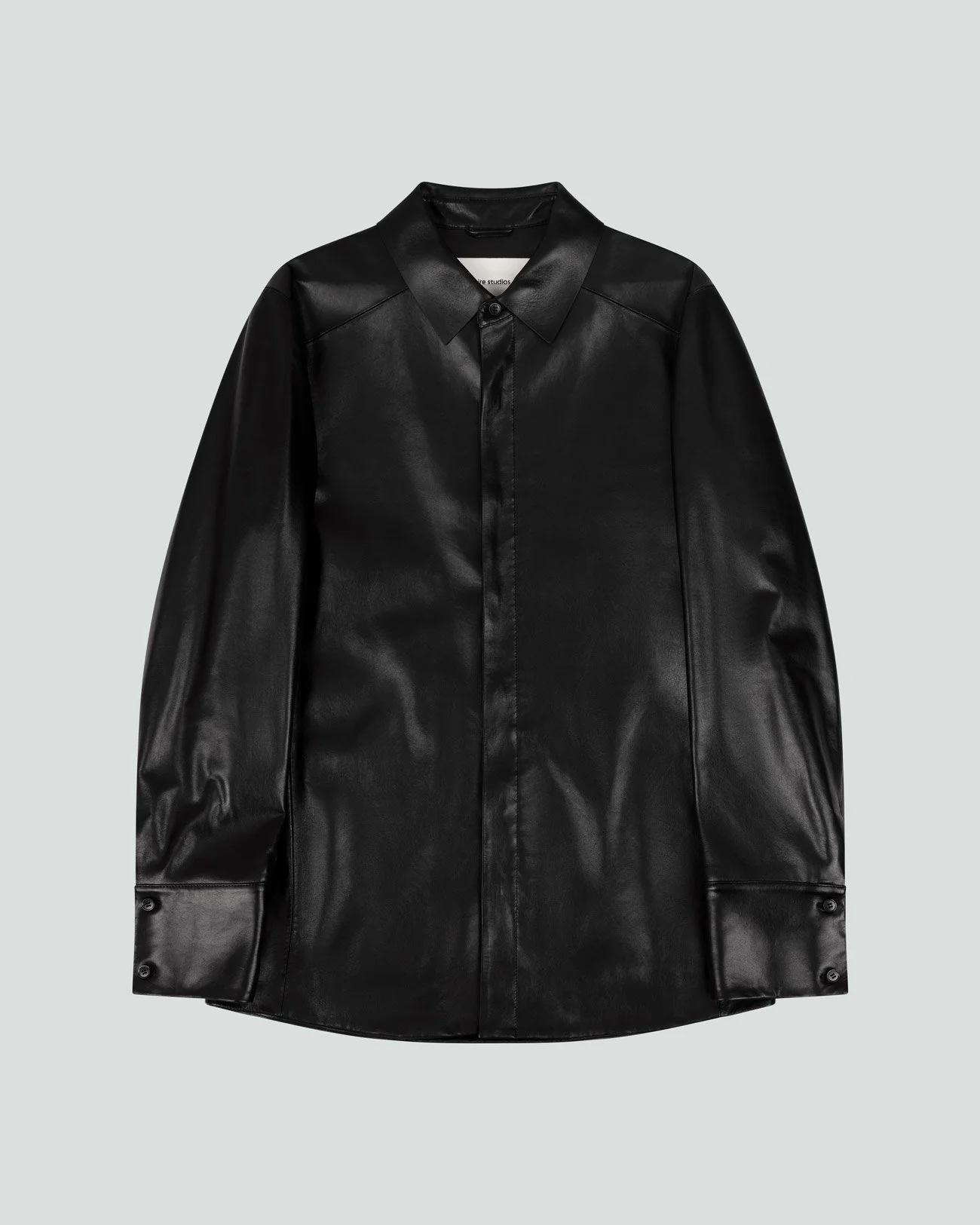 LEGACY SHIRT BLACK LEATHER - 1
