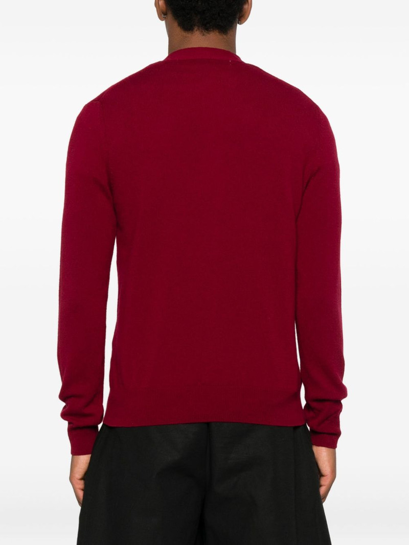 logo-patch cardigan 4