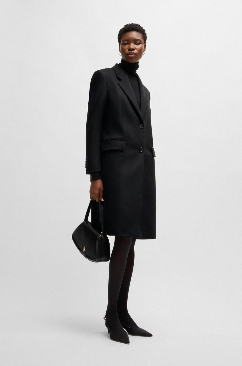 BOSS SLIM-FIT COAT IN WOOL AND CASHMERE outlook