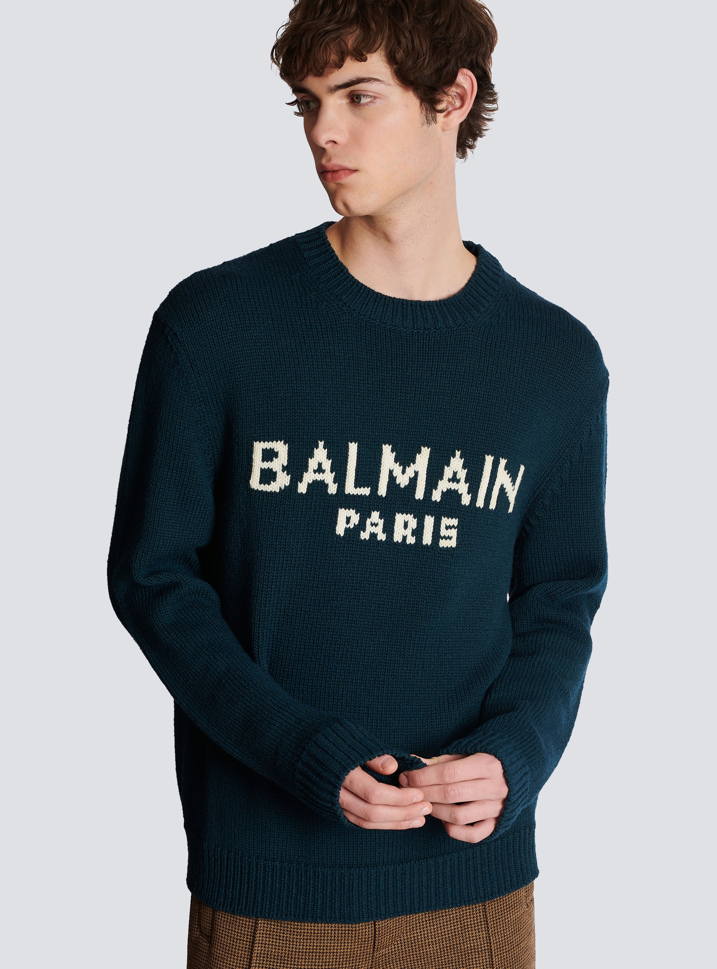 Balmain merino wool jumper - 6