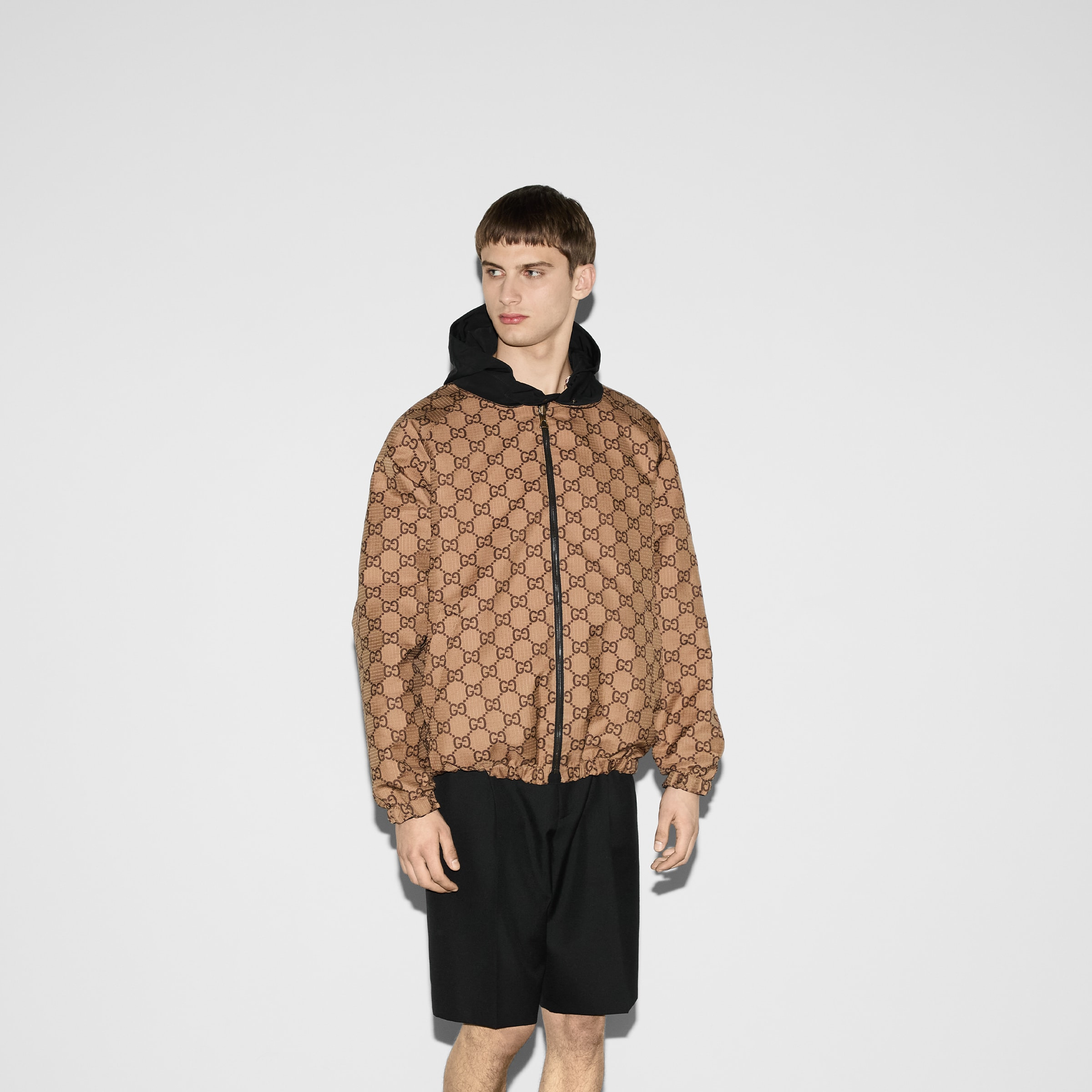 Reversible poplin jacket - 3