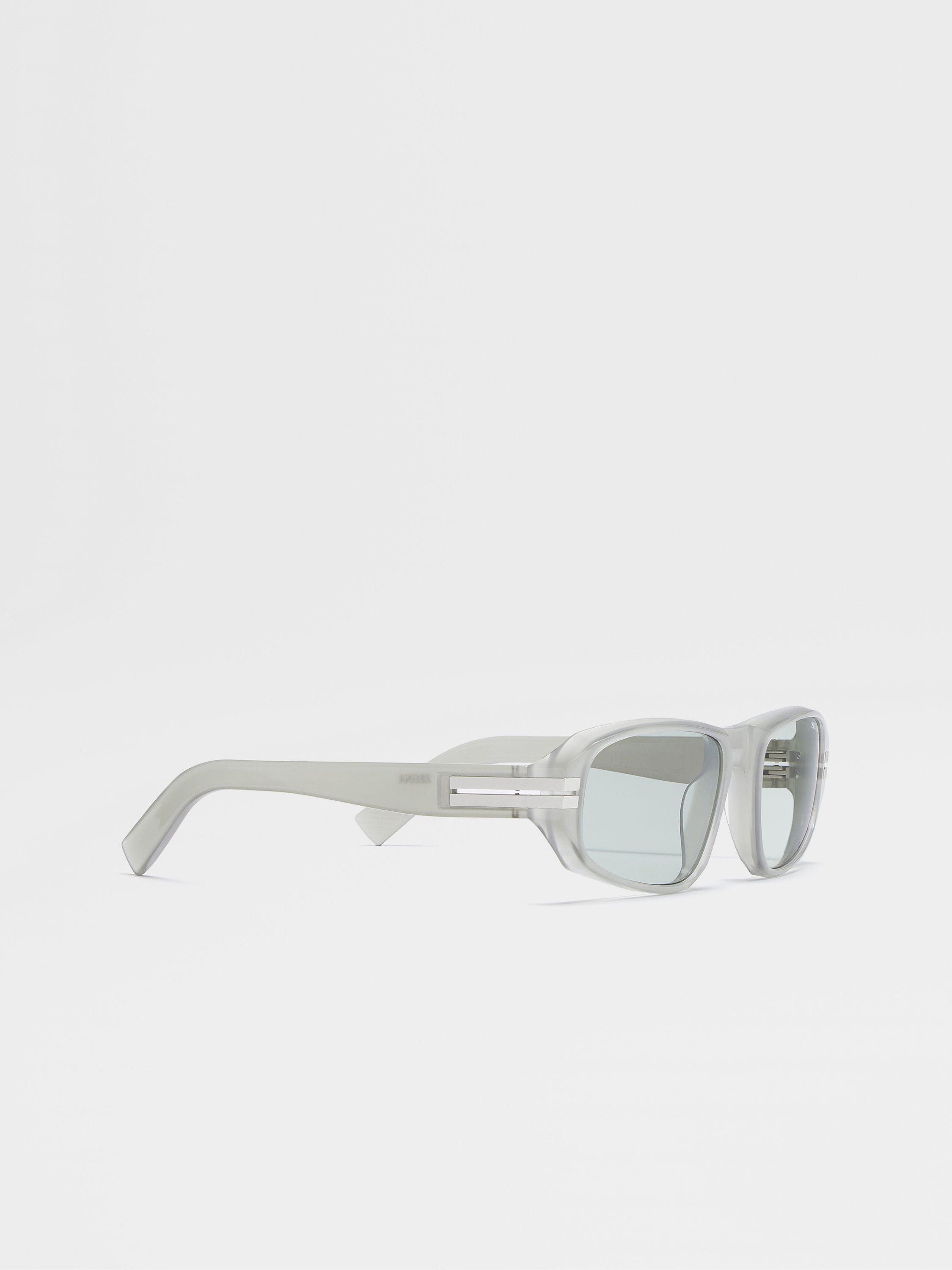 LIGHT GREEN ACETATE SUNGLASSES - 3