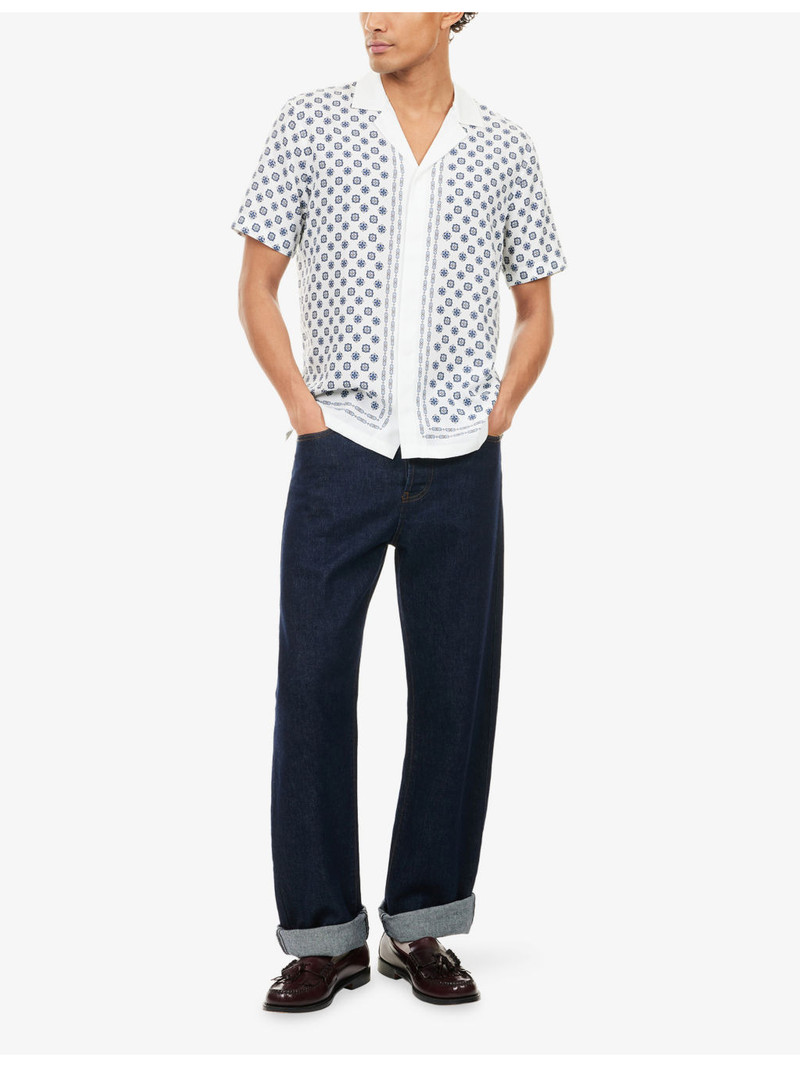 ORLEBAR BROWN Maitan Luminis Printed Woven Shirt outlook