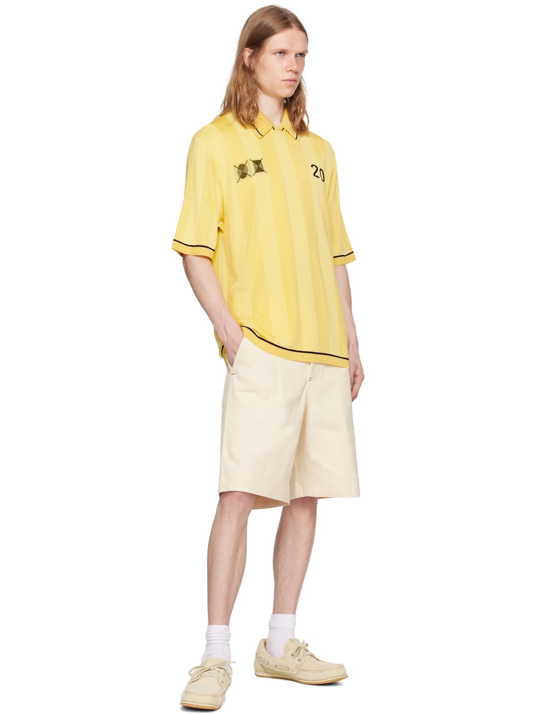 Yellow La Croisière 'The Liga' Polo - 4