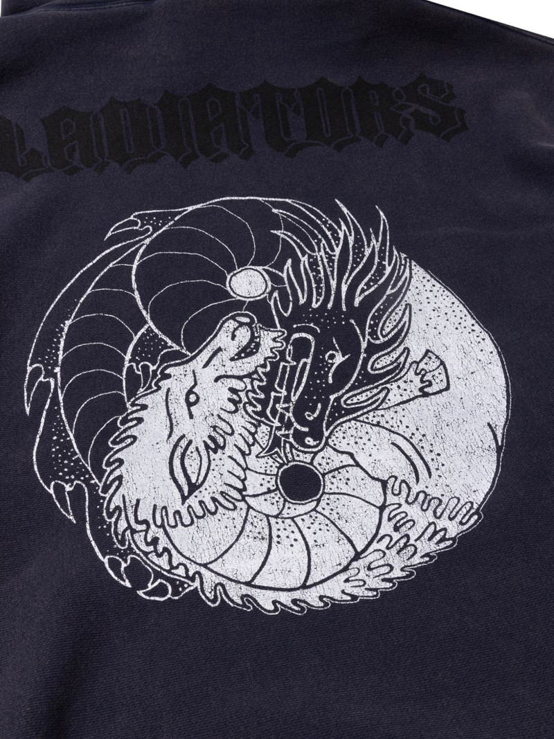 x Aries graphic-print drawstring hoodie 5