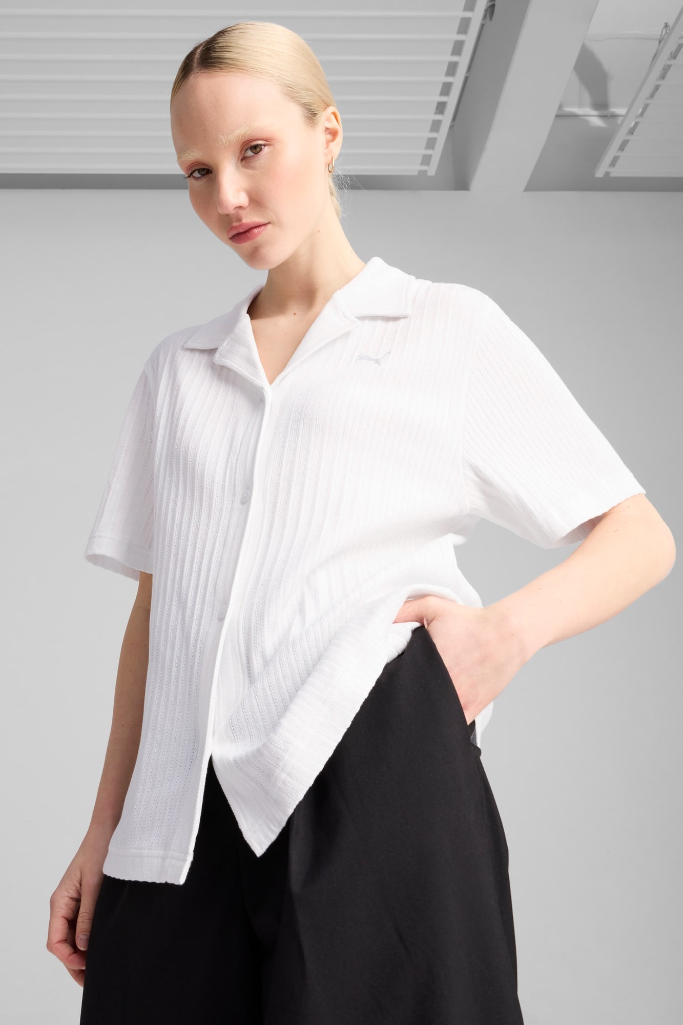 WARDROBE ESS Shirt Pointelle Women - 3