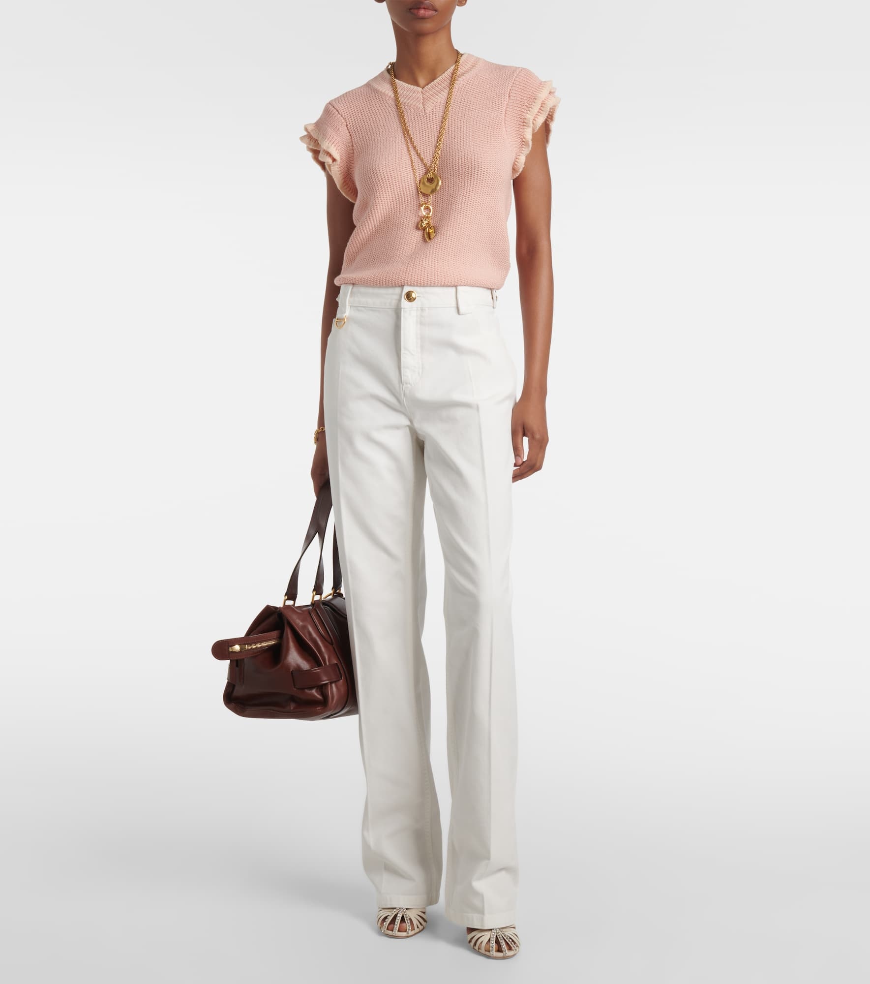 Ruffled wool top - 2