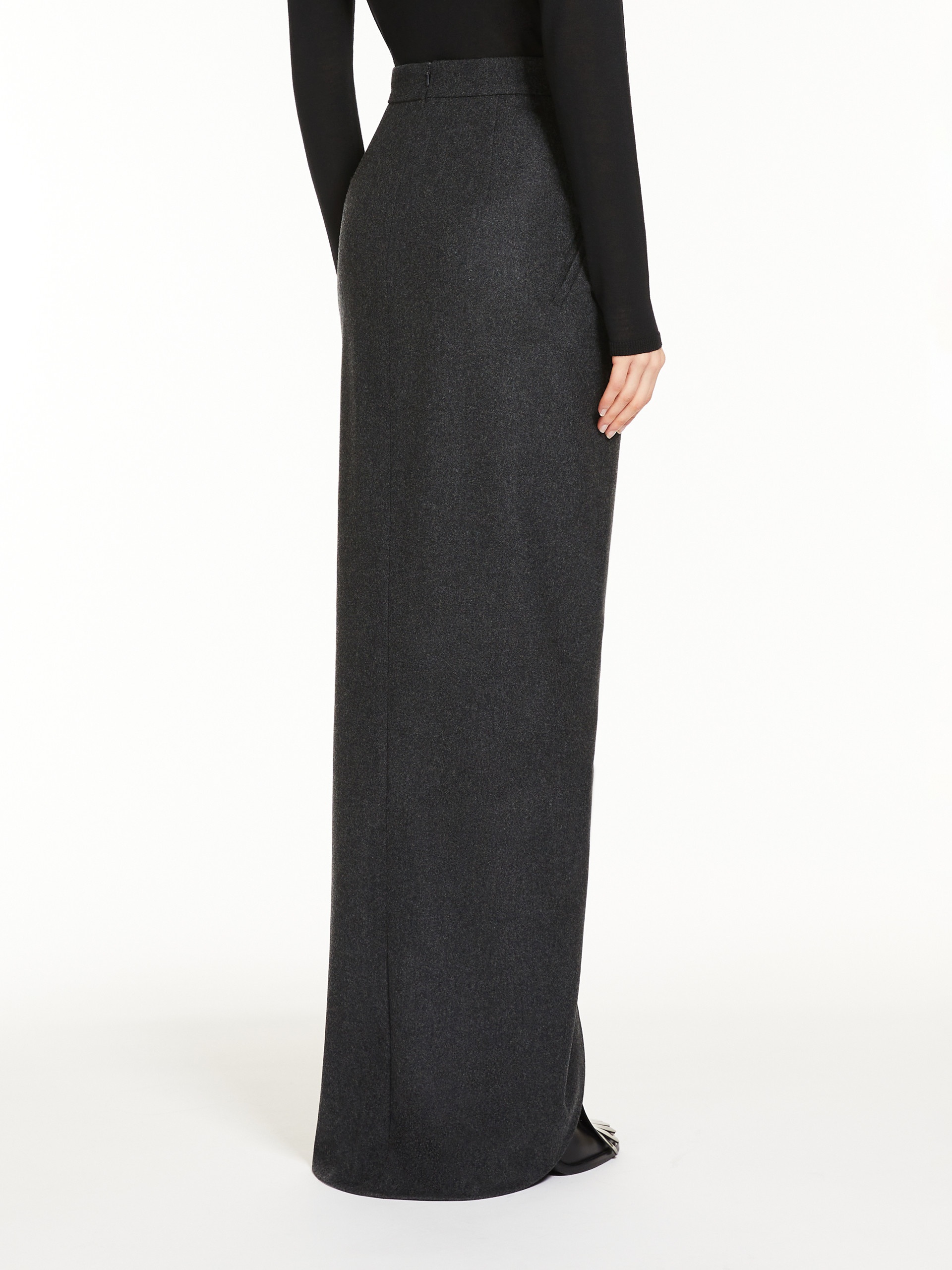 APRILE Wool wrap skirt - 4