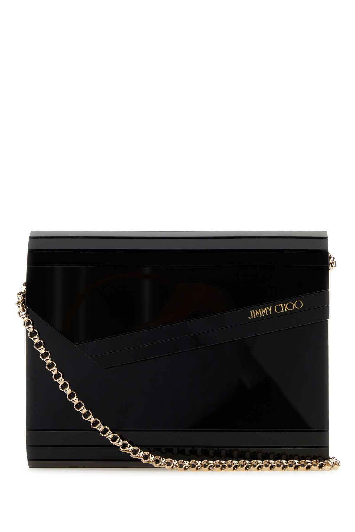 Jimmy Choo Women Black Acrylic Candy Clutch - 1