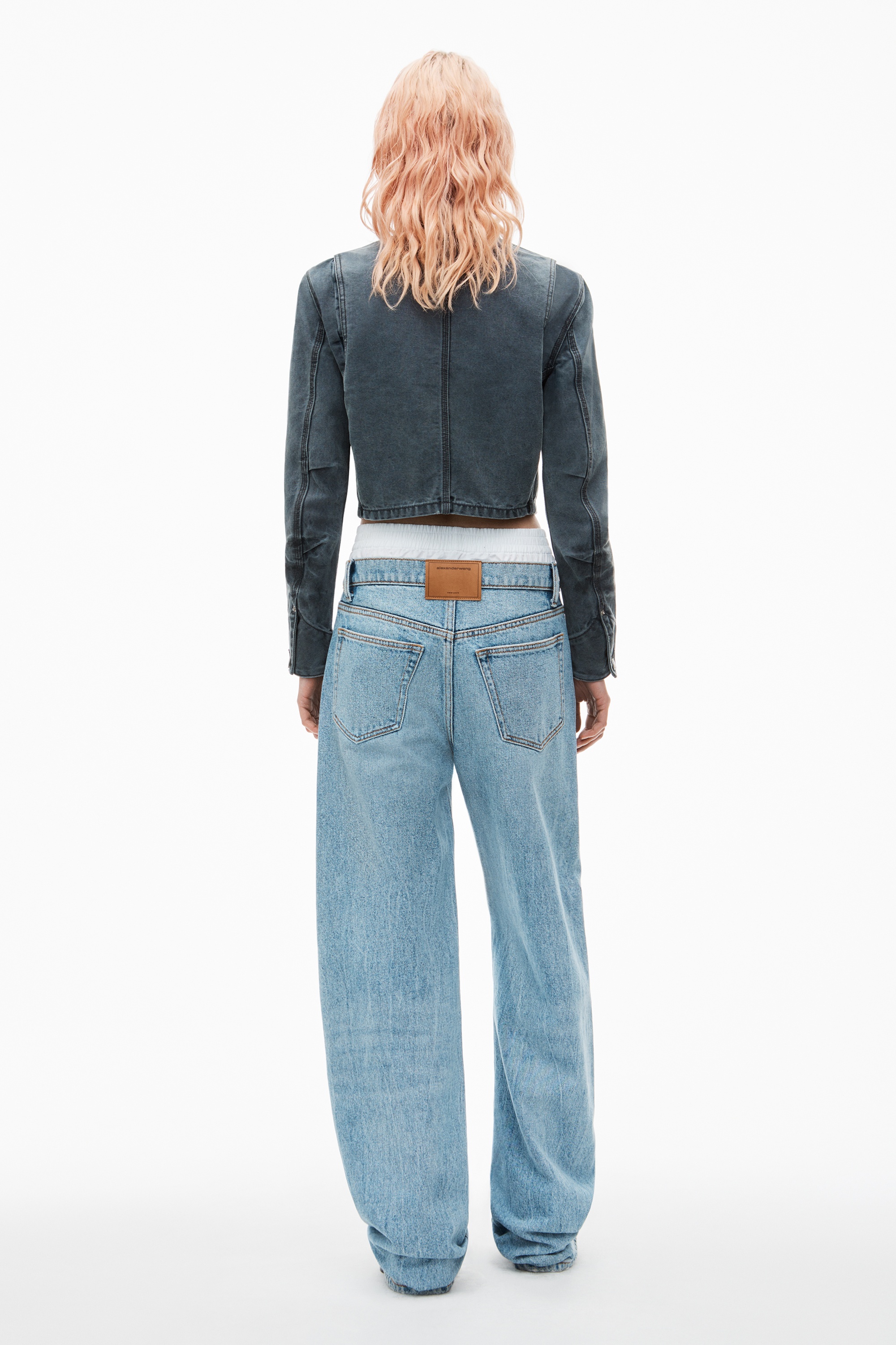 Alexander Wang Balloon Jean with Pre-Styled Boxer | REVERSIBLE