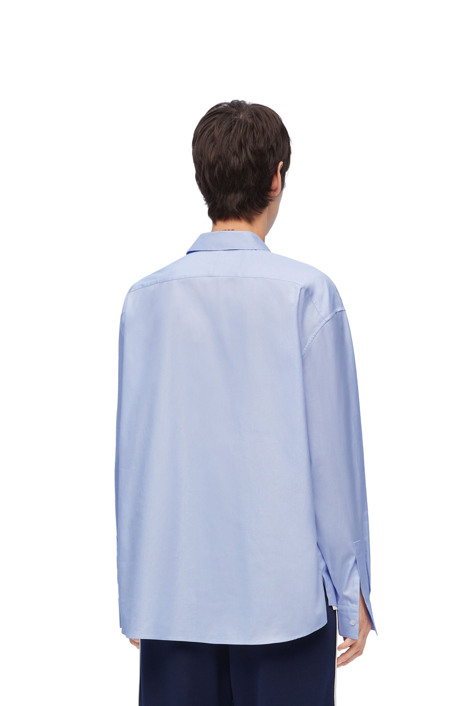 Double layer shirt in cotton and silk - 4