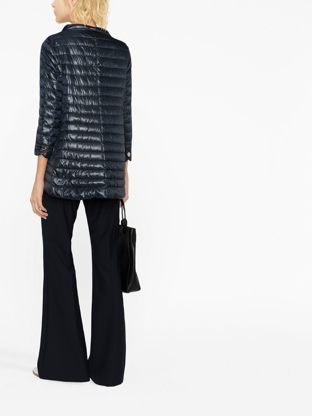 Nylon midi down jacket - 7
