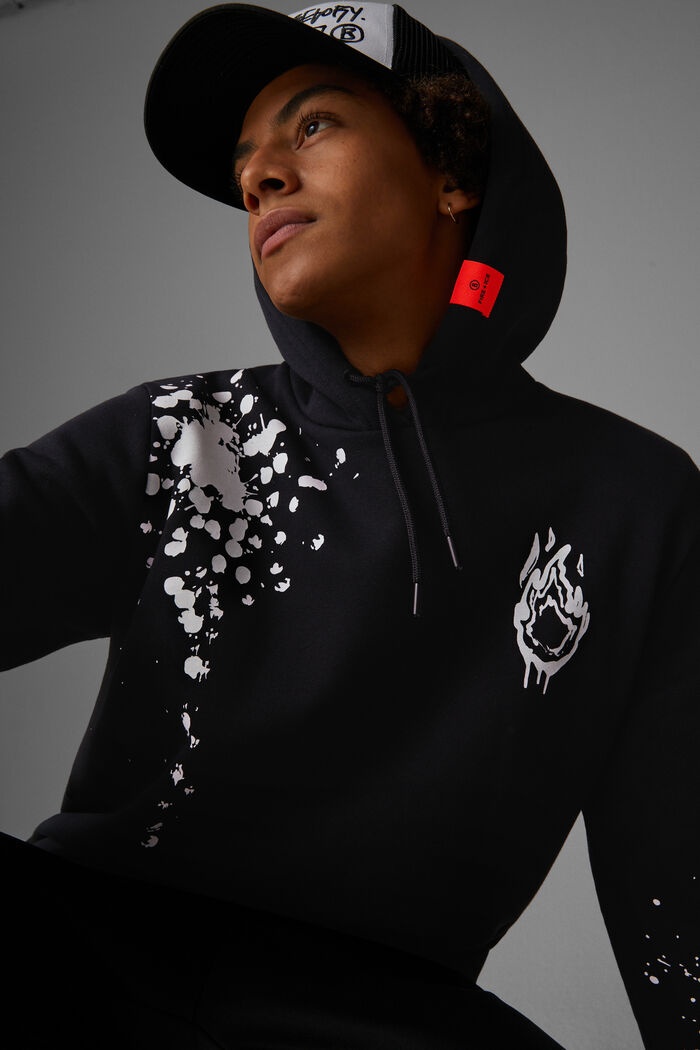 Covell Sweatshirt hoodie in Black - 4