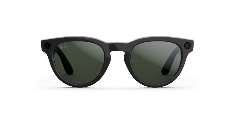 Ray-Ban Meta Headliner (Gen 2) Shiny Black Transitions® Graphite Green Lenses 1