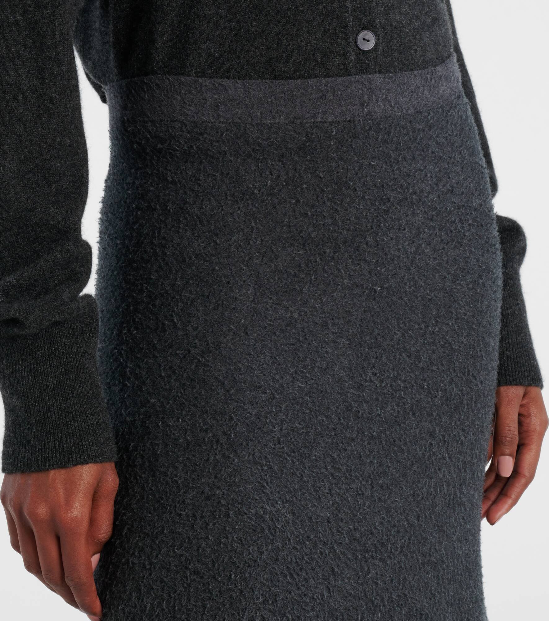 Lian cotton midi skirt - 4