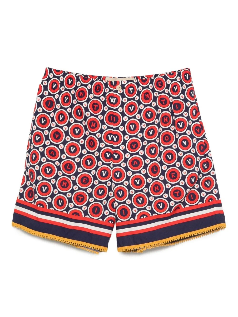monogram-patterned shorts - 1