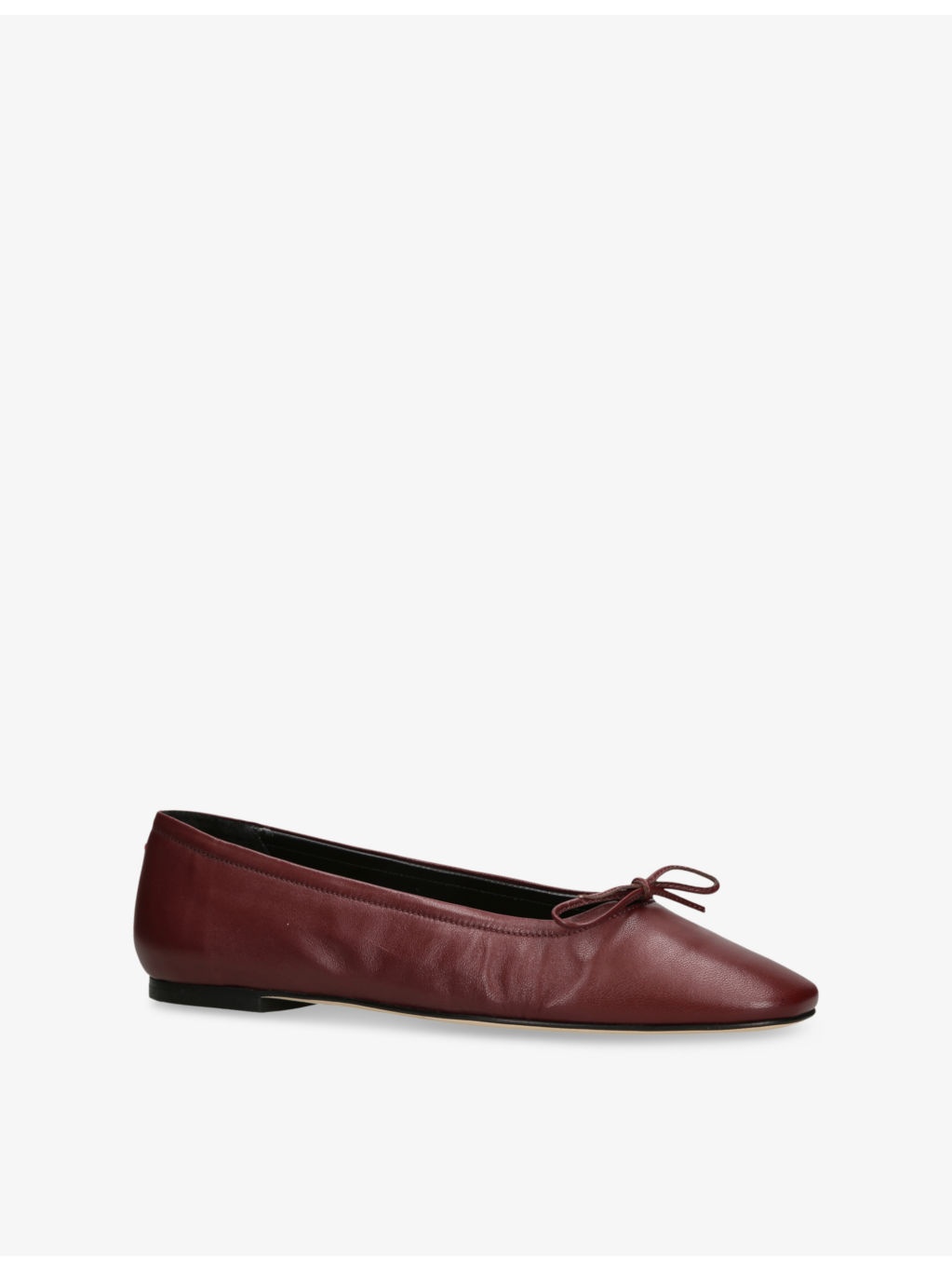 Delfina Leather Ballet Flats - 3