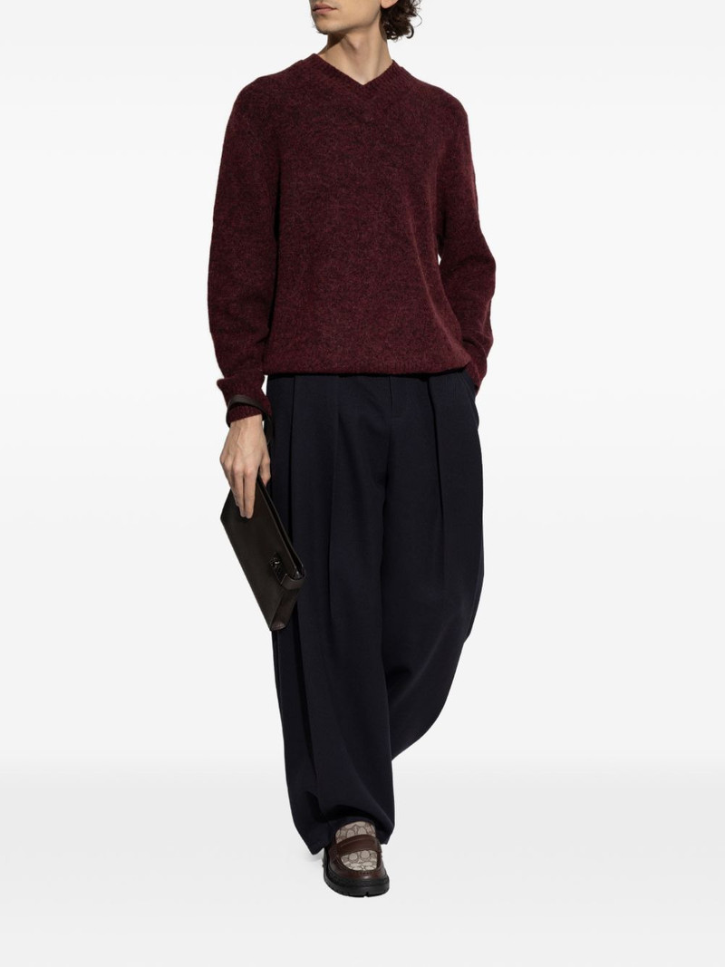 SAMSØE SAMSØE Safloyd v-neck knitted sweater outlook