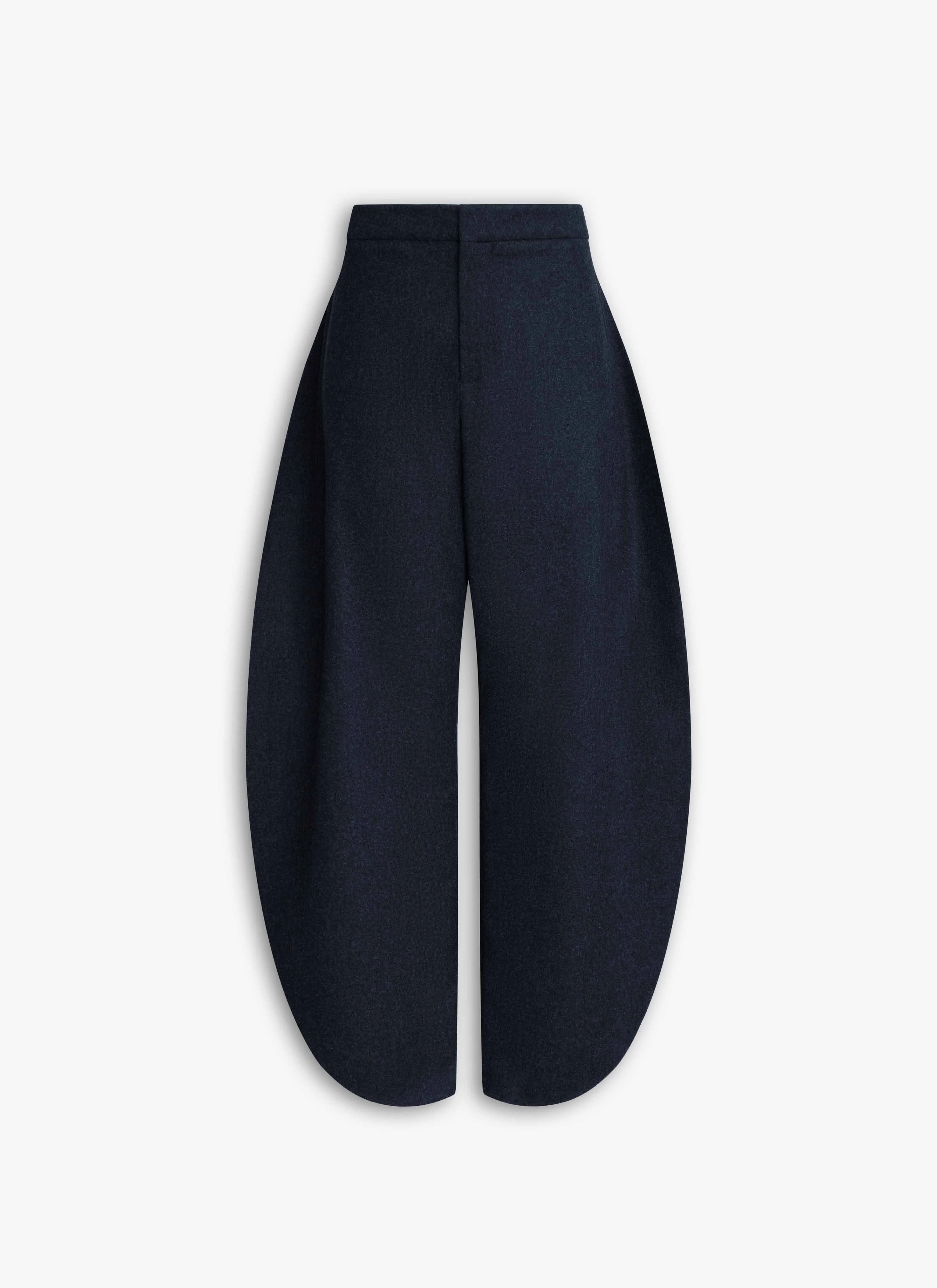 WOOL FLANNEL PETAL PANTS - 1