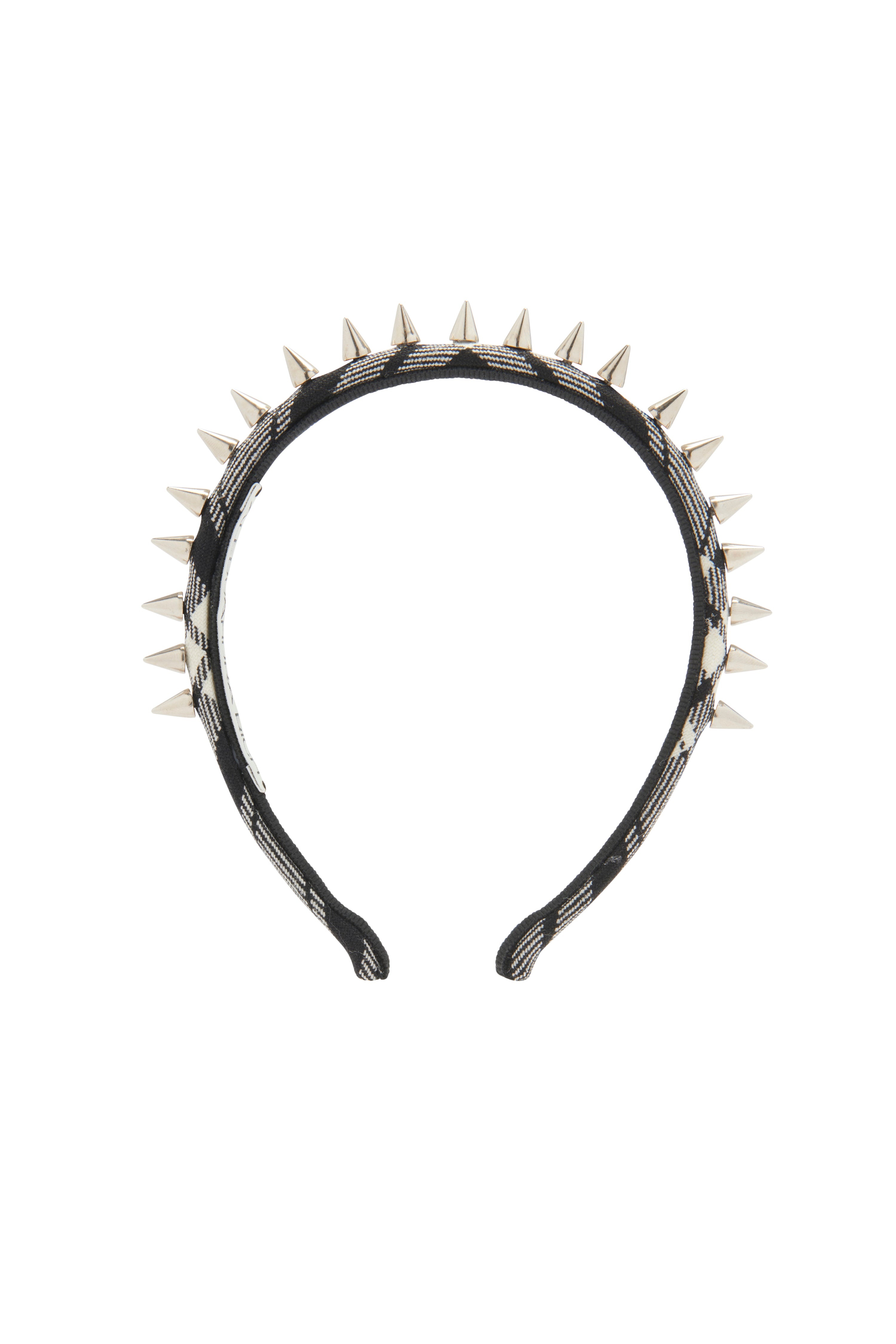 TARTAN HEADBAND WITH SPIKES - 1