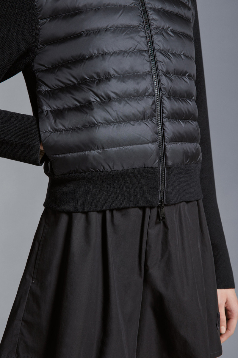 Padded Wool Zip-Up Hoodie 6