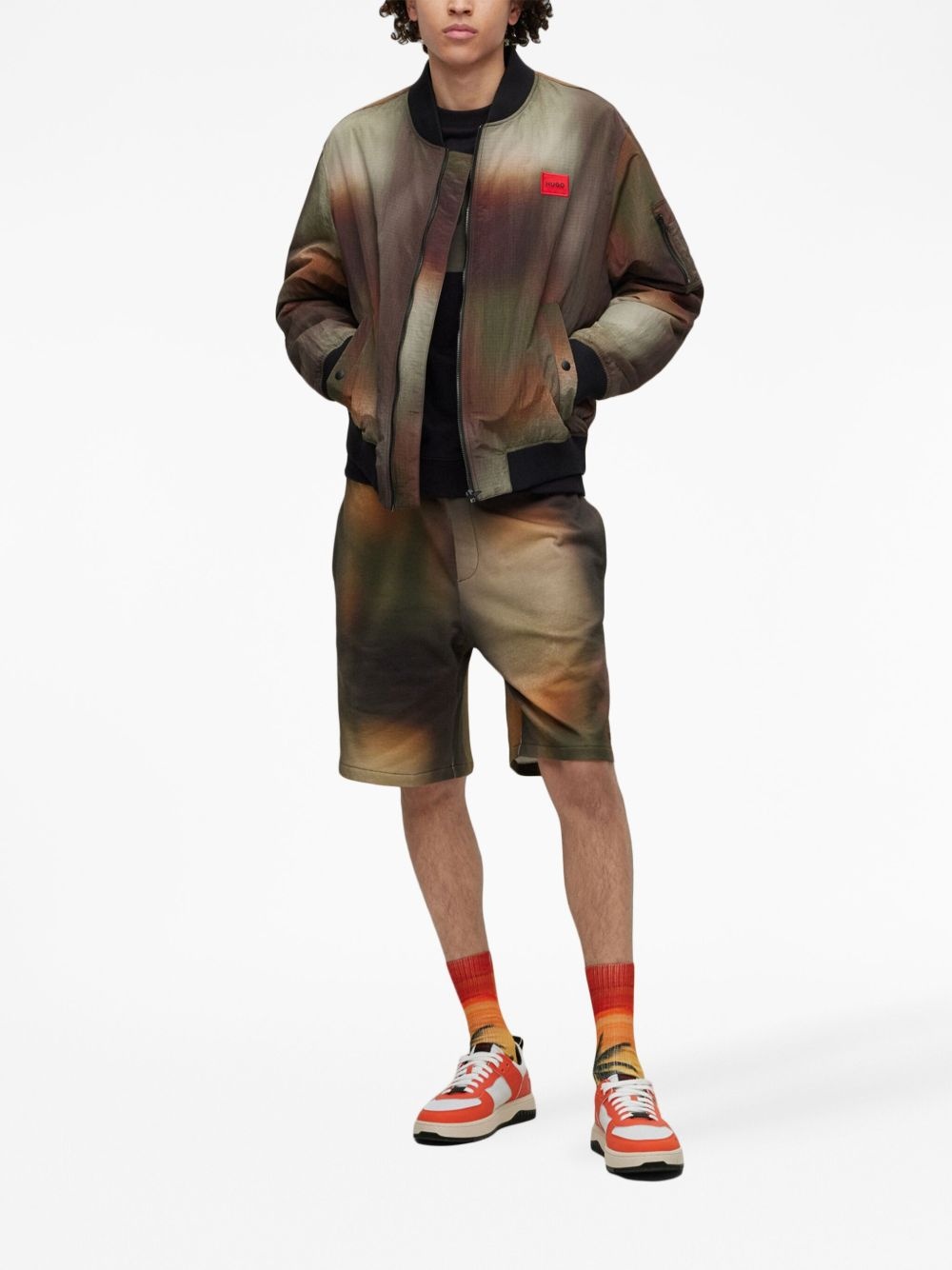 Byler logo-patch bomber jacket - 2