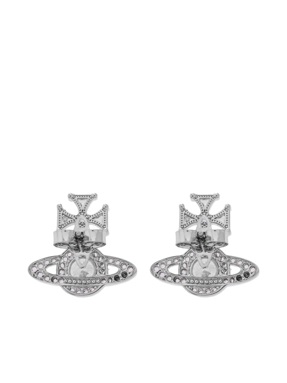Orb cross earrings - 3