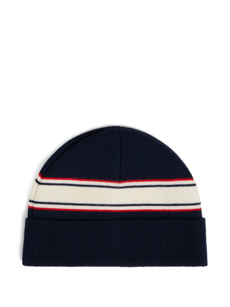 Fusalp embroiderd-logo beanie hat outlook