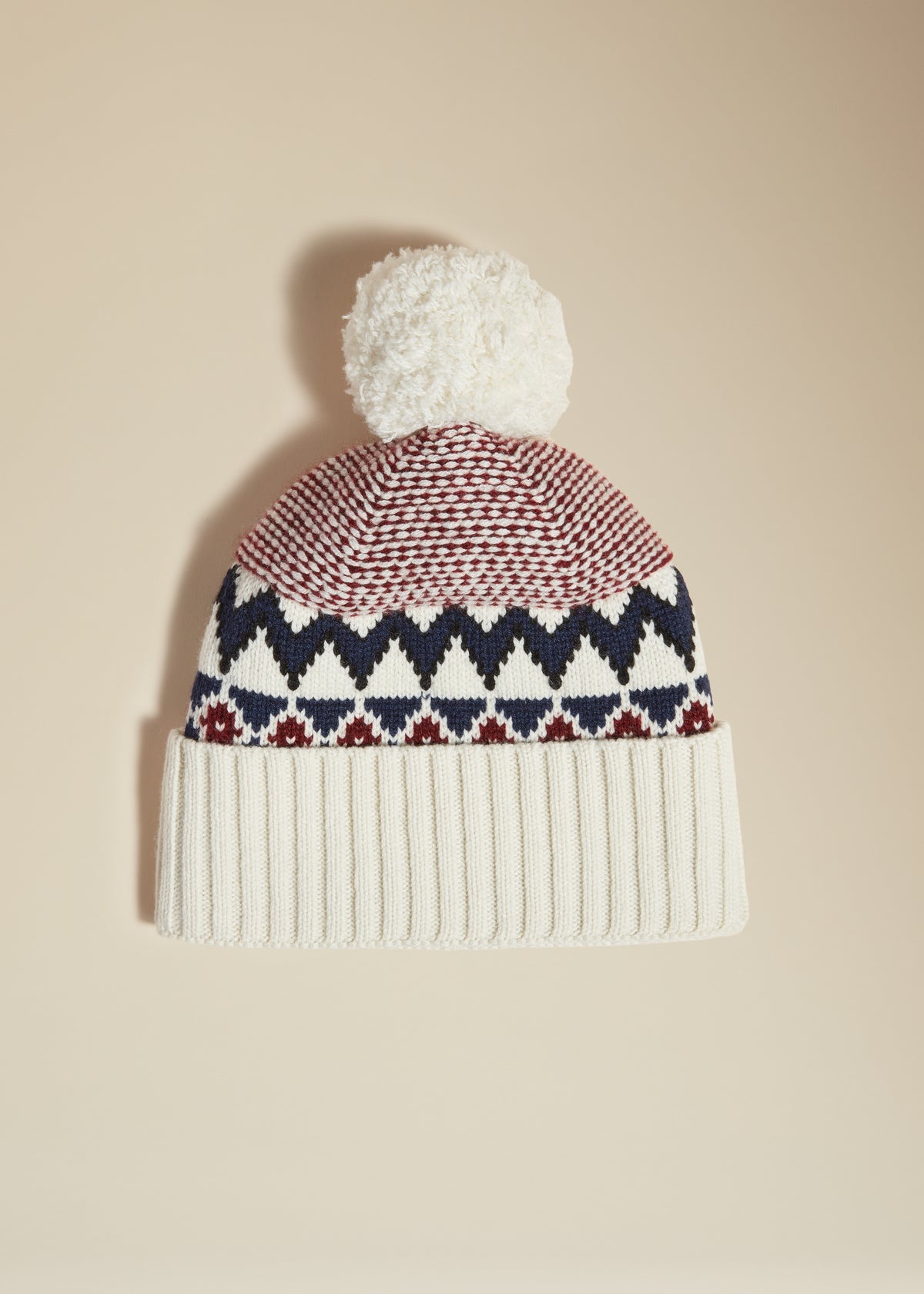 The Torres Beanie in Red Multi - 1