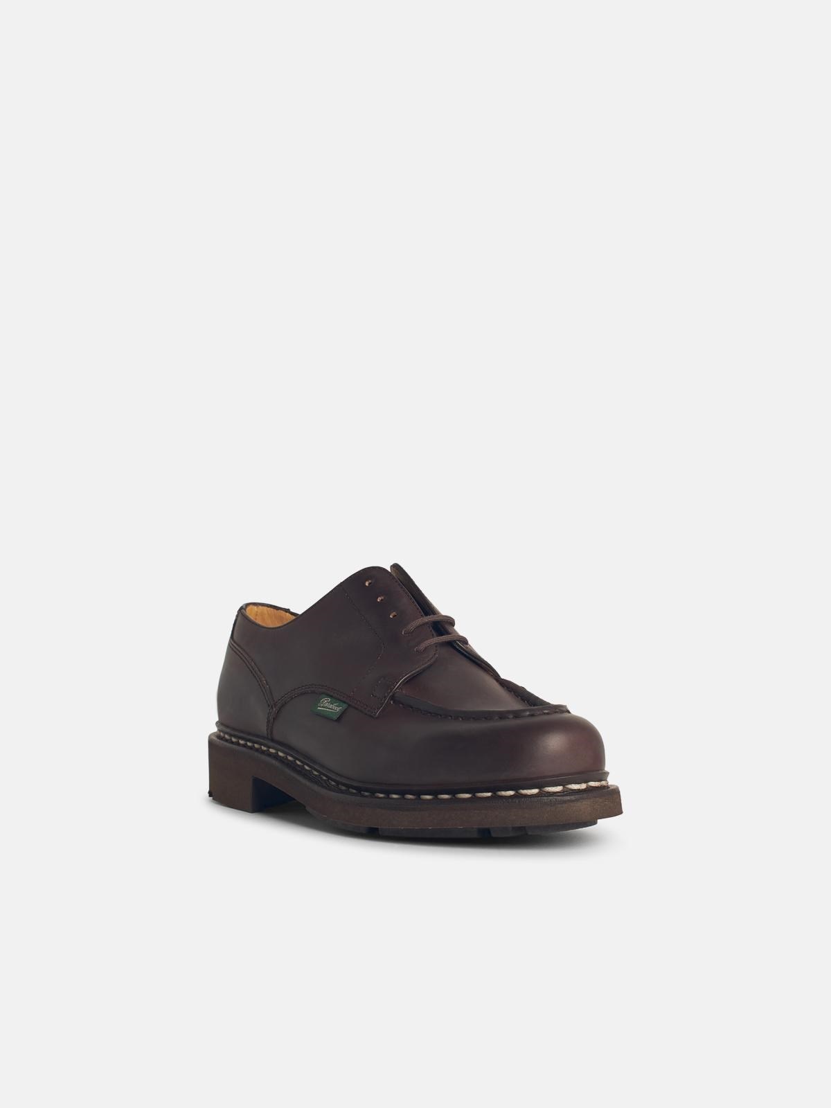 'CHAMBORD' BROWN LEATHER SCARPA - 2