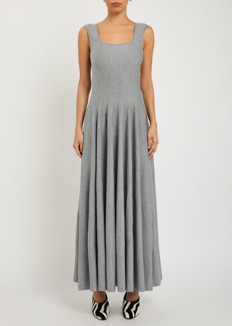 KHAITE Khaite Jodie Wool Midi Dress outlook