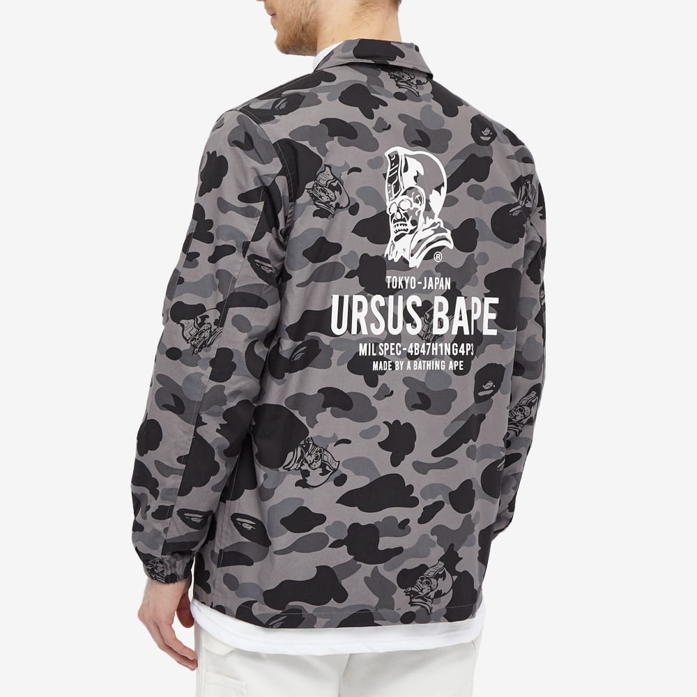 A Bathing Ape Ursus Camo Coach Jacket - 6