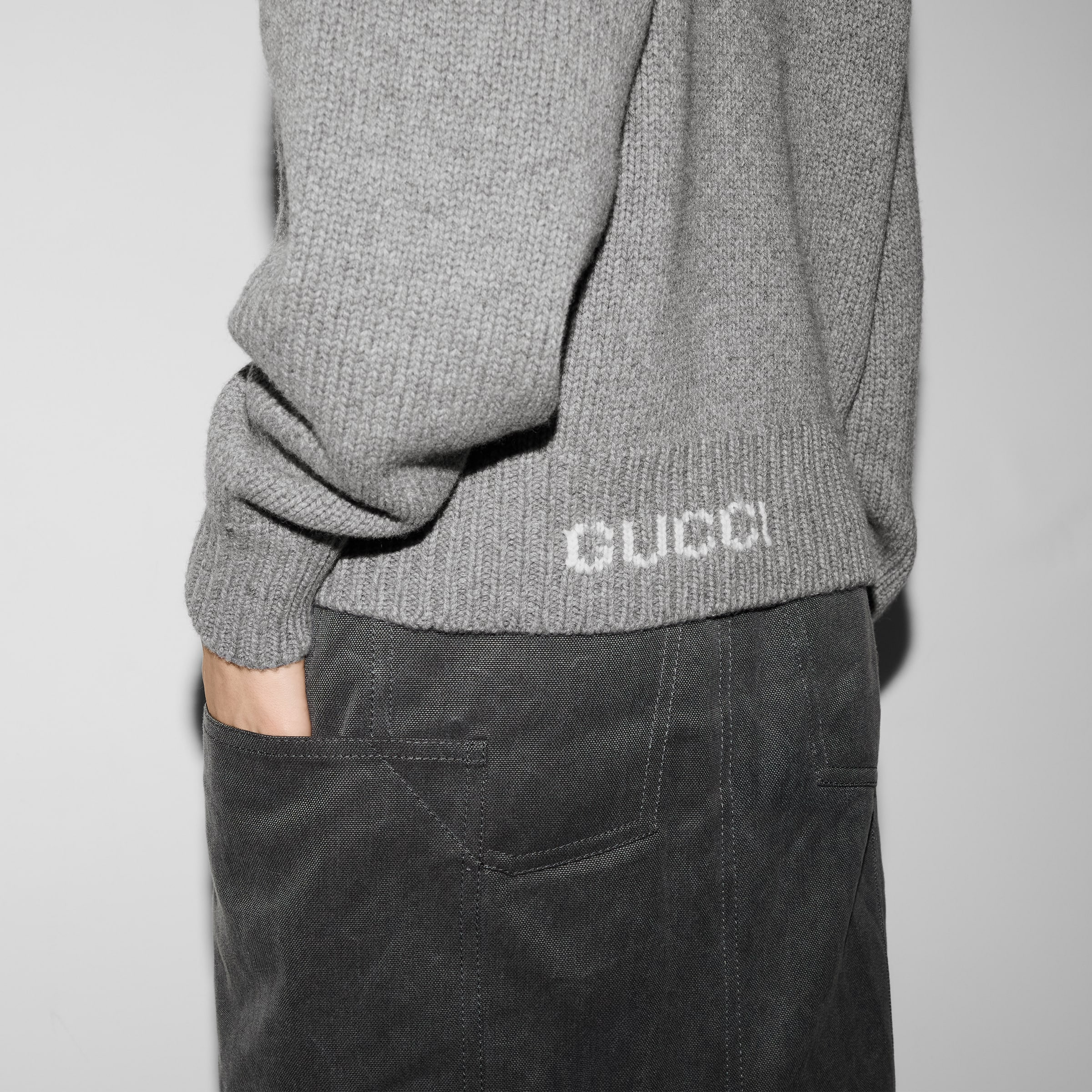 Wool and cashmere sweater - 5
