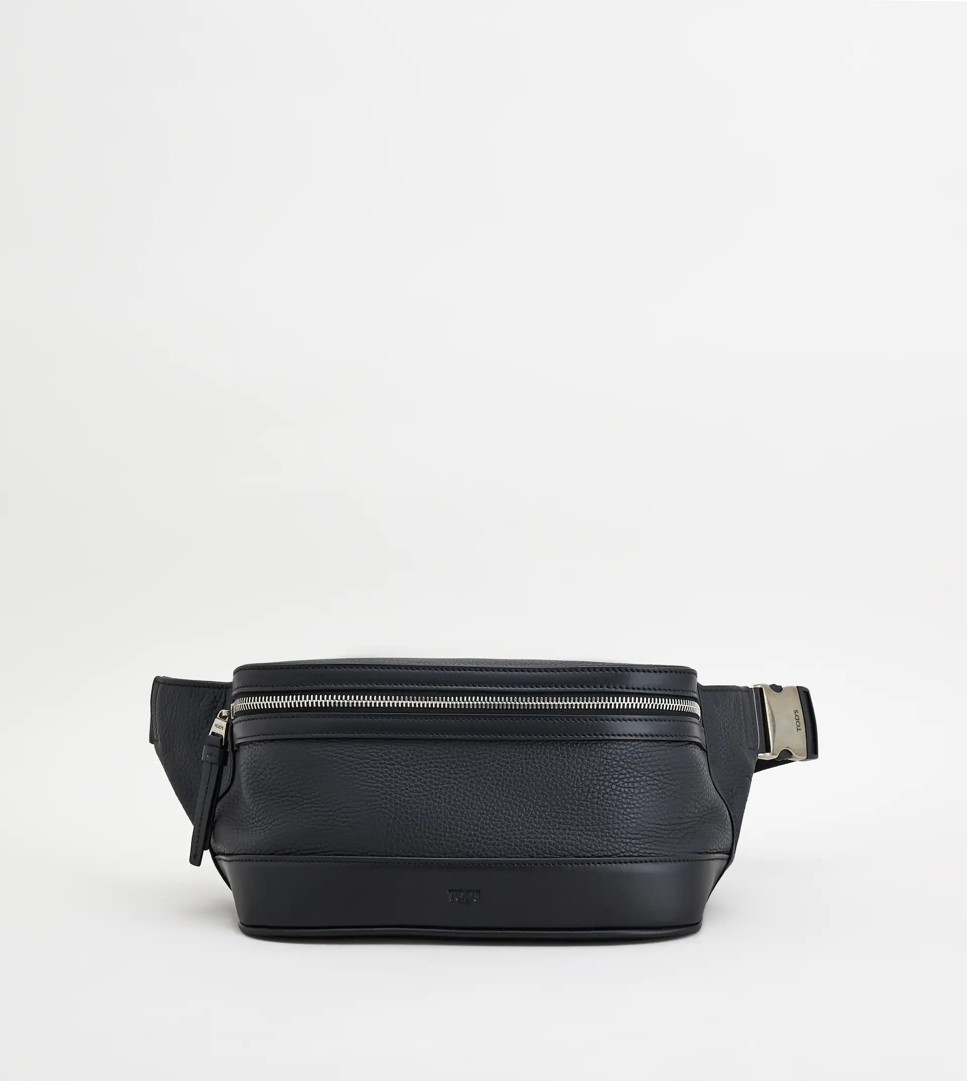 LEATHER BELT BAG SMALL - BLACK - 1