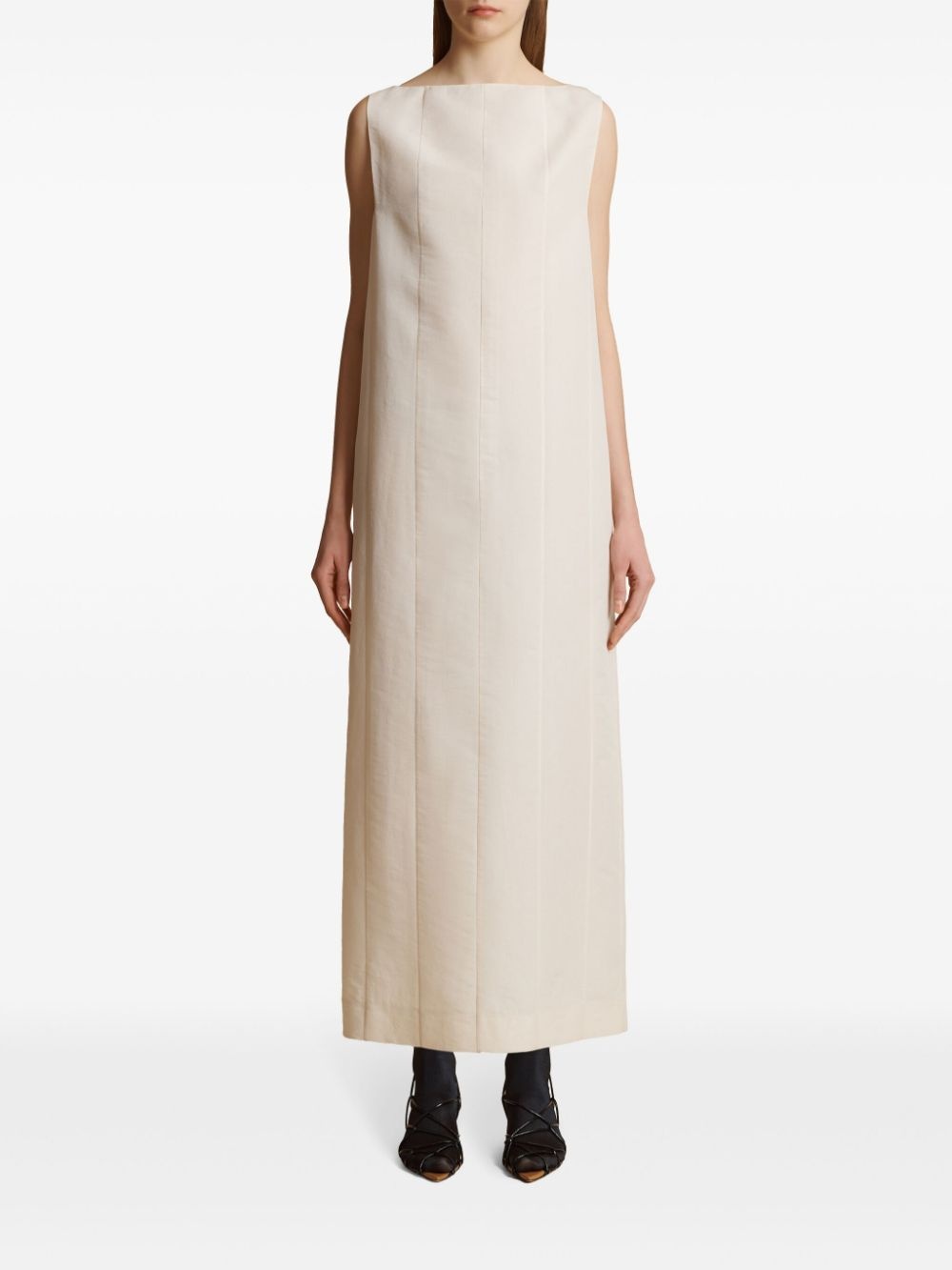 Boat-neck dress - 3