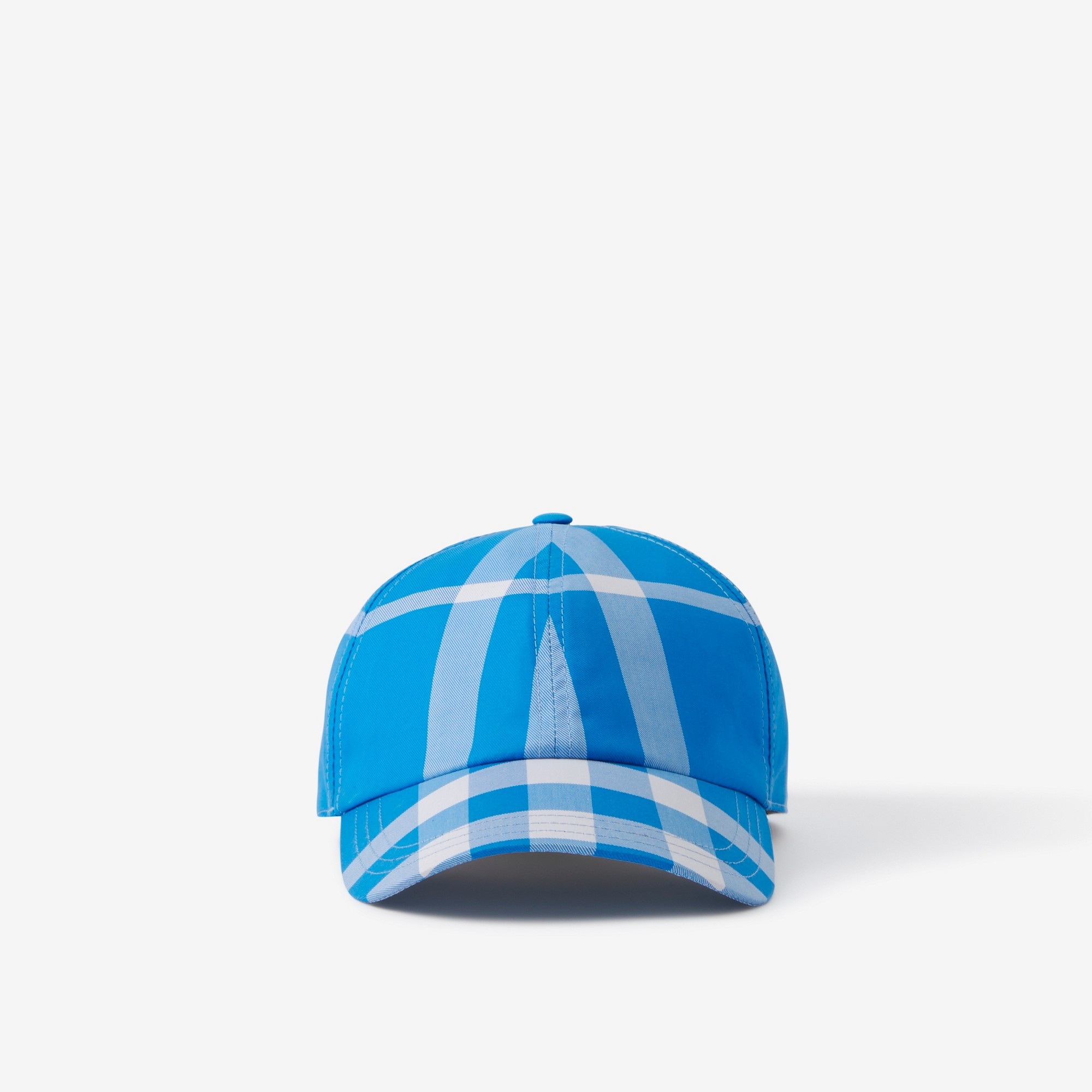 Check Cotton Twill Baseball Cap - 1