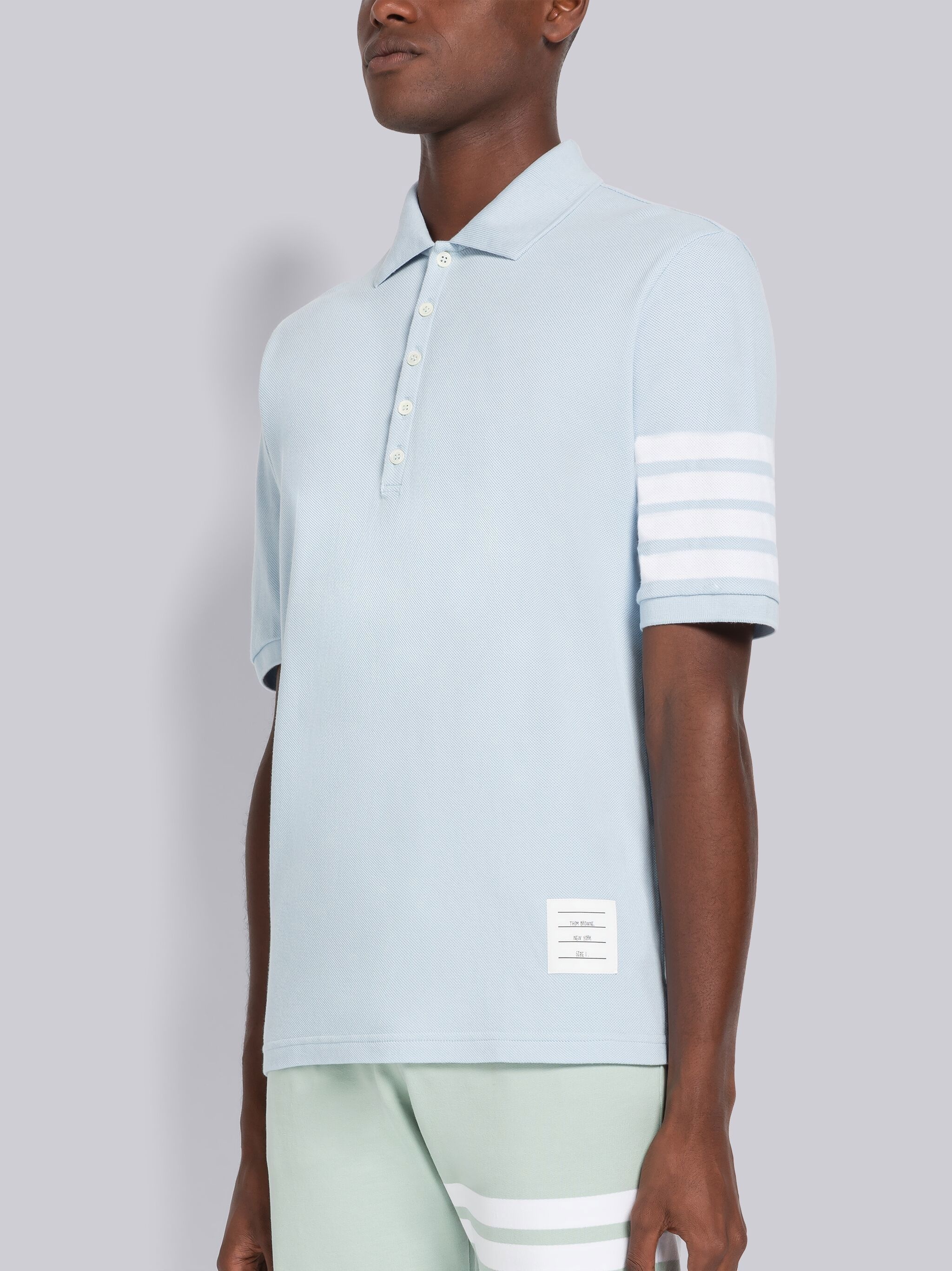 Classic Pique Hector Bunny 4-Bar Short Sleeve Polo - 2