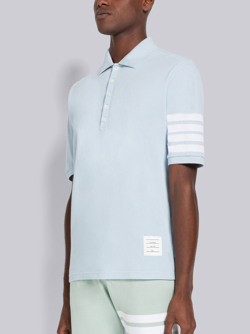 Thom Browne Classic Pique Hector Bunny 4-Bar Short Sleeve Polo outlook